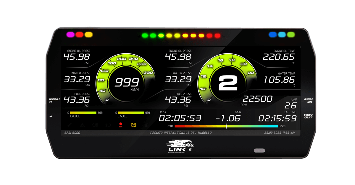 Link ECU 100-0177 Приладова панель Link MXT Strada 10-дюймова для перегонів Photo-0
