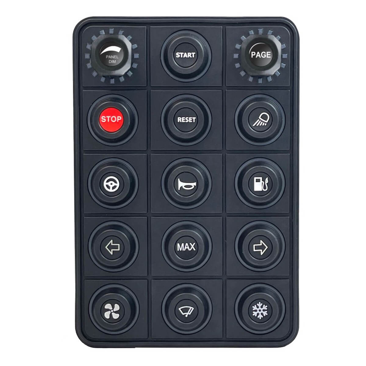 Link ECU 101-0330 Клавіатура CAN-Bus з 15 кнопками і 2 поворотними енкодерами Photo-0
