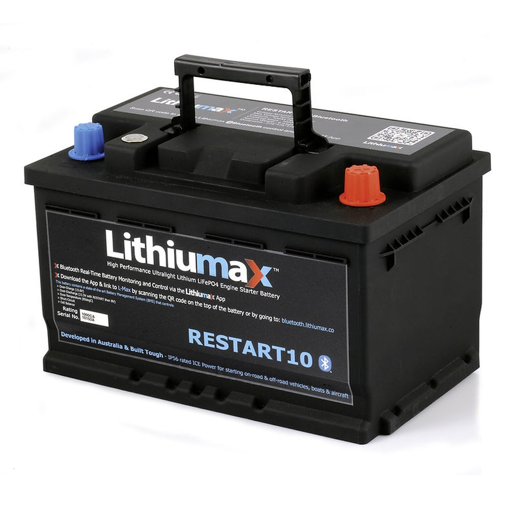 LITHIUMAX RESTART10BT Акумулятор RESTART10 Bluetooth 1000CA 100Ah Photo-1