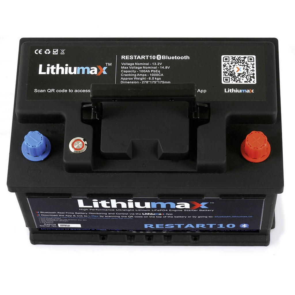 LITHIUMAX RESTART10BT Акумулятор RESTART10 Bluetooth 1000CA 100Ah Photo-2
