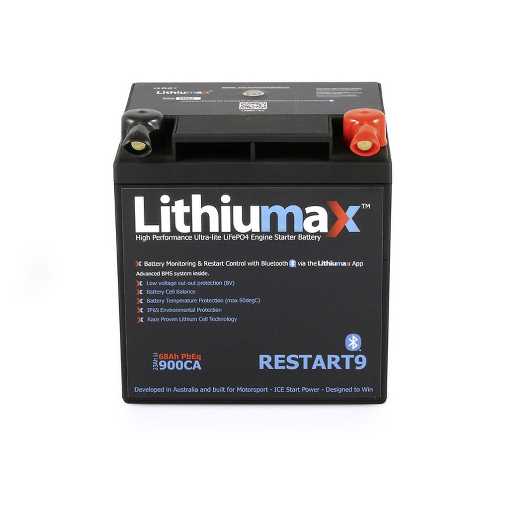 LITHIUMAX RESTART9BT Акумулятор RESTART9 Bluetooth 900CA 68Ah Photo-0