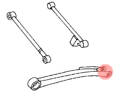 HARDRACE 6156 К-т втулок важільного вузла SUBARU IMPREZA GC/ GD Photo-1