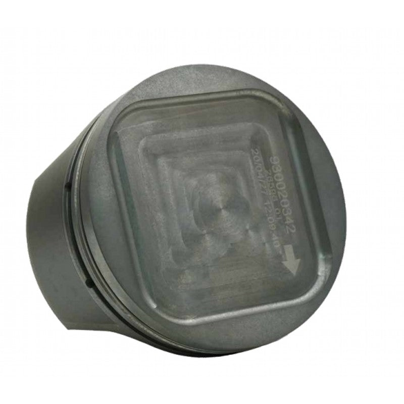 MAHLE 930020342T К-т поршнів з покриттям TBC (92,50 мм x 32,7 мм CH, 75,0 мм stroke, 130,5 мм rod, 23 мм pin, -12,0 куб. см, 352 г, 8,5 CR, 4032) для SUBARU Impreza WRX/STI EJ20 2.0L Photo-1