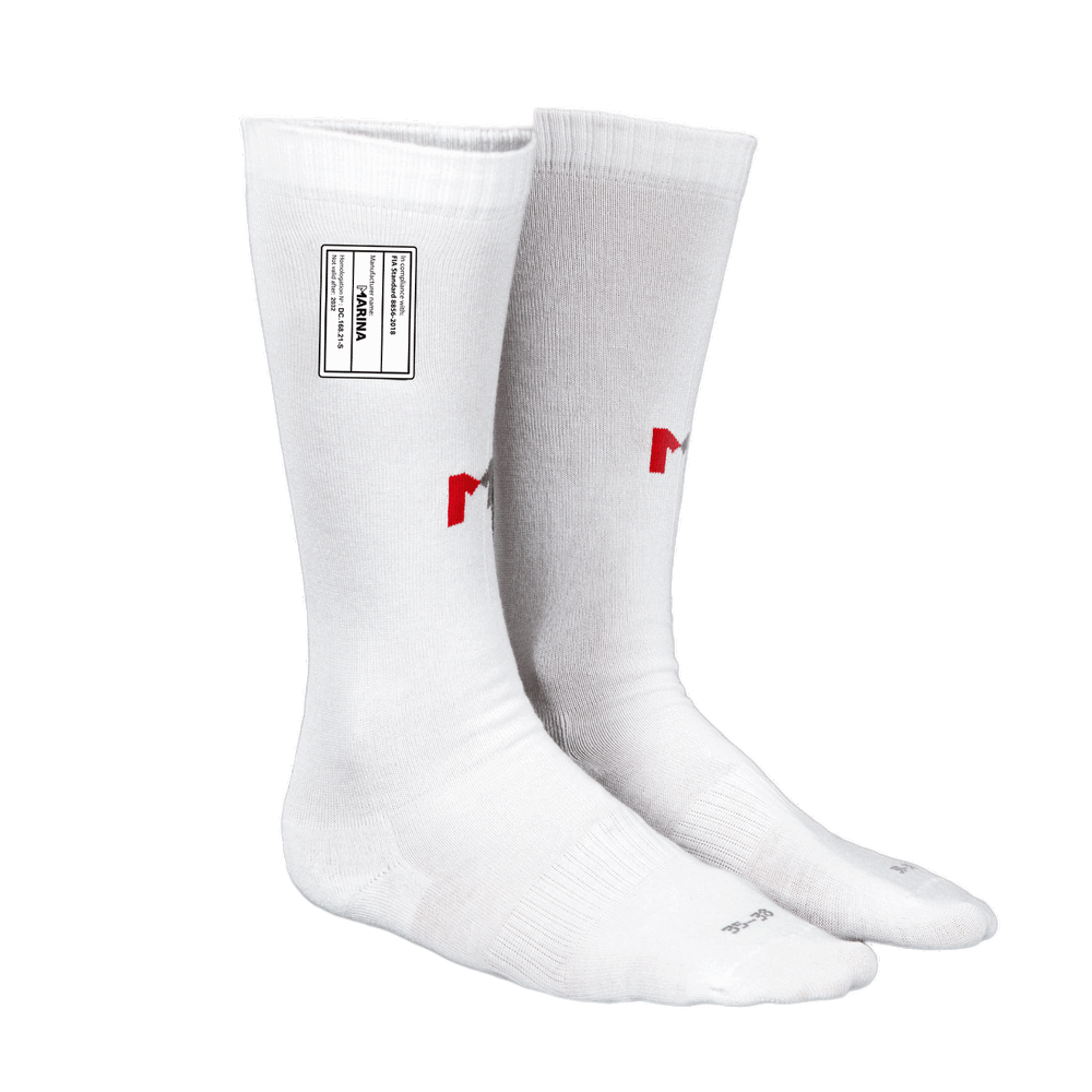MARINA RACEWEAR R50-047:T35-38 Шкарпетки M-Cool, Білий, Розмір 35-38 Photo-0