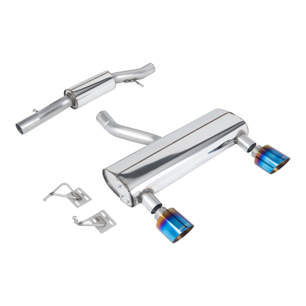 MILLTEK SSXAU1039 Вихлопна система Cat-Back, 2.76" (насадки GT-115, синій титан) для AUDI TT 3.2L (8N) 2003-2006 Photo-0