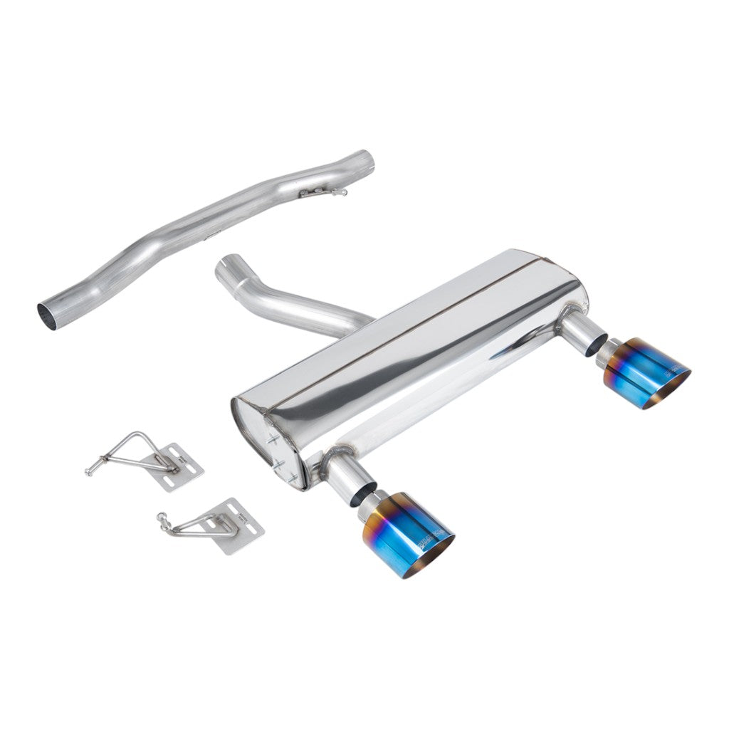 MILLTEK SSXAU1045 Вихлопна система Cat-Back, 2.76" (насадки GT-115, синій титан) для AUDI TT 3.2L (8N) 2003-2006 Photo-0