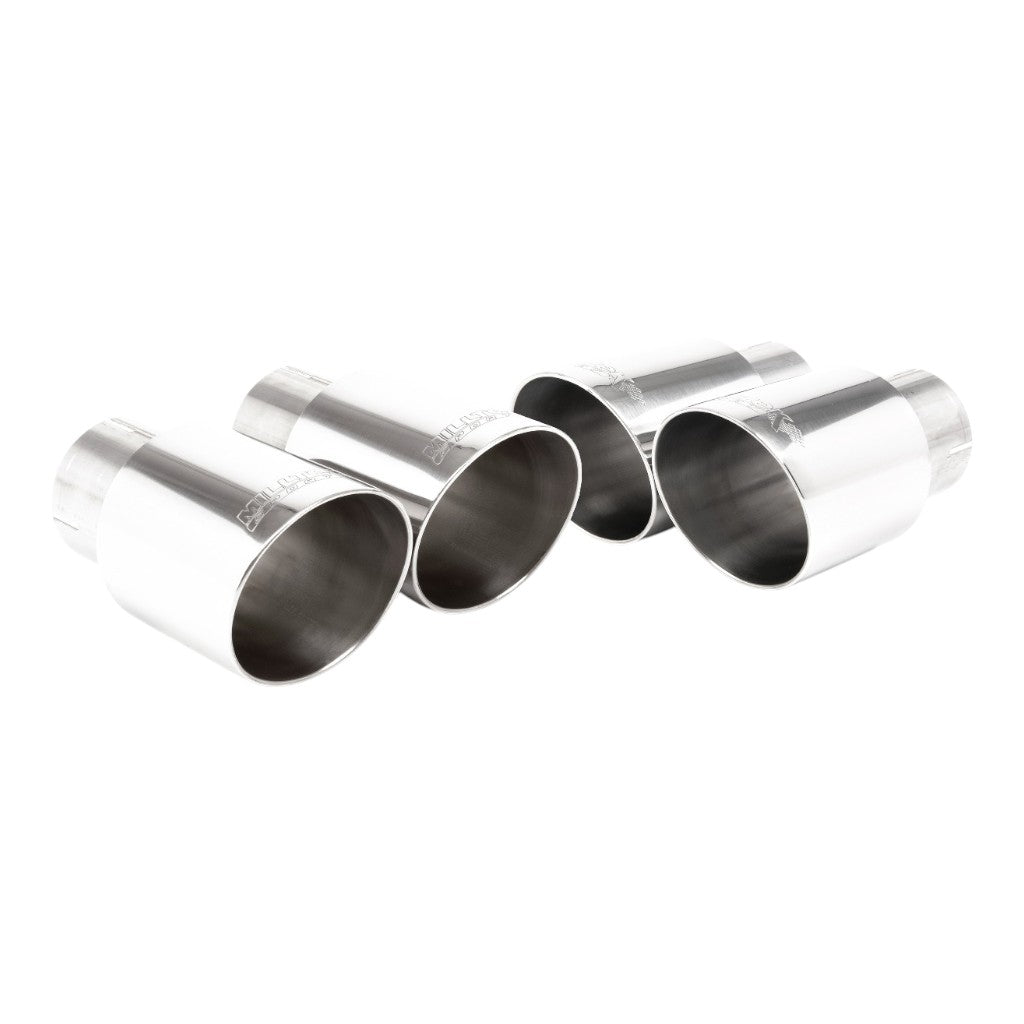 MILLTEK SSXAU1174 Вихлопна система Cat-Back, 2.5'' (поліровані насадки GT-90) для AUDI S5 Sportback RHD (B9) 2017- Photo-1
