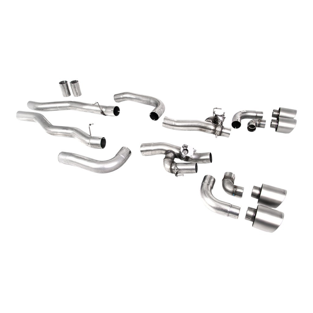 MILLTEK SSXBM1187 Вихлопна система Filter-Back, 3.15" (насадки GT-115, матовий титан) для BMW M8 (F91 / F92 / F93) Photo-0