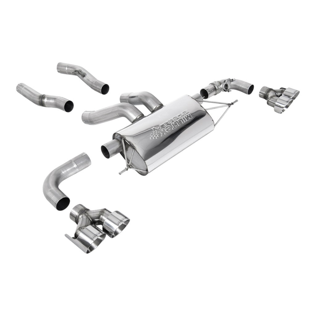 MILLTEK SSXBM1220 Вихлопна система Filter-Back, 3" (насадки поліровані GT-100) для BMW M240i Xdrive (G42) Photo-0