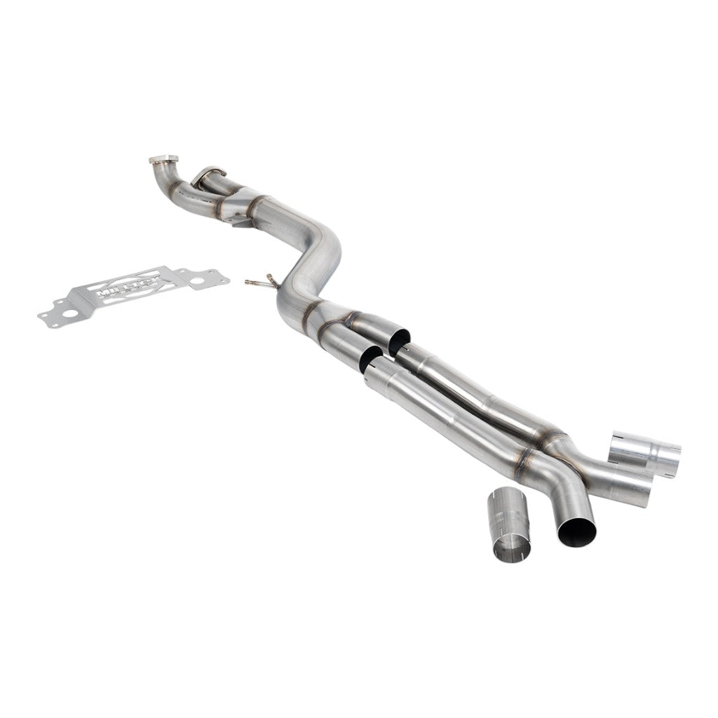 MILLTEK SSXBM1327 Система обходу OPF/GPF, 4" для BMW M2 (G87) OPF/GPF Photo-0