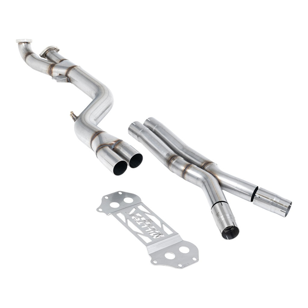 MILLTEK SSXBM1336 Система обходу OPF/GPF, 4" для BMW M3 (G80 / G81) / M4 (G82) Photo-0