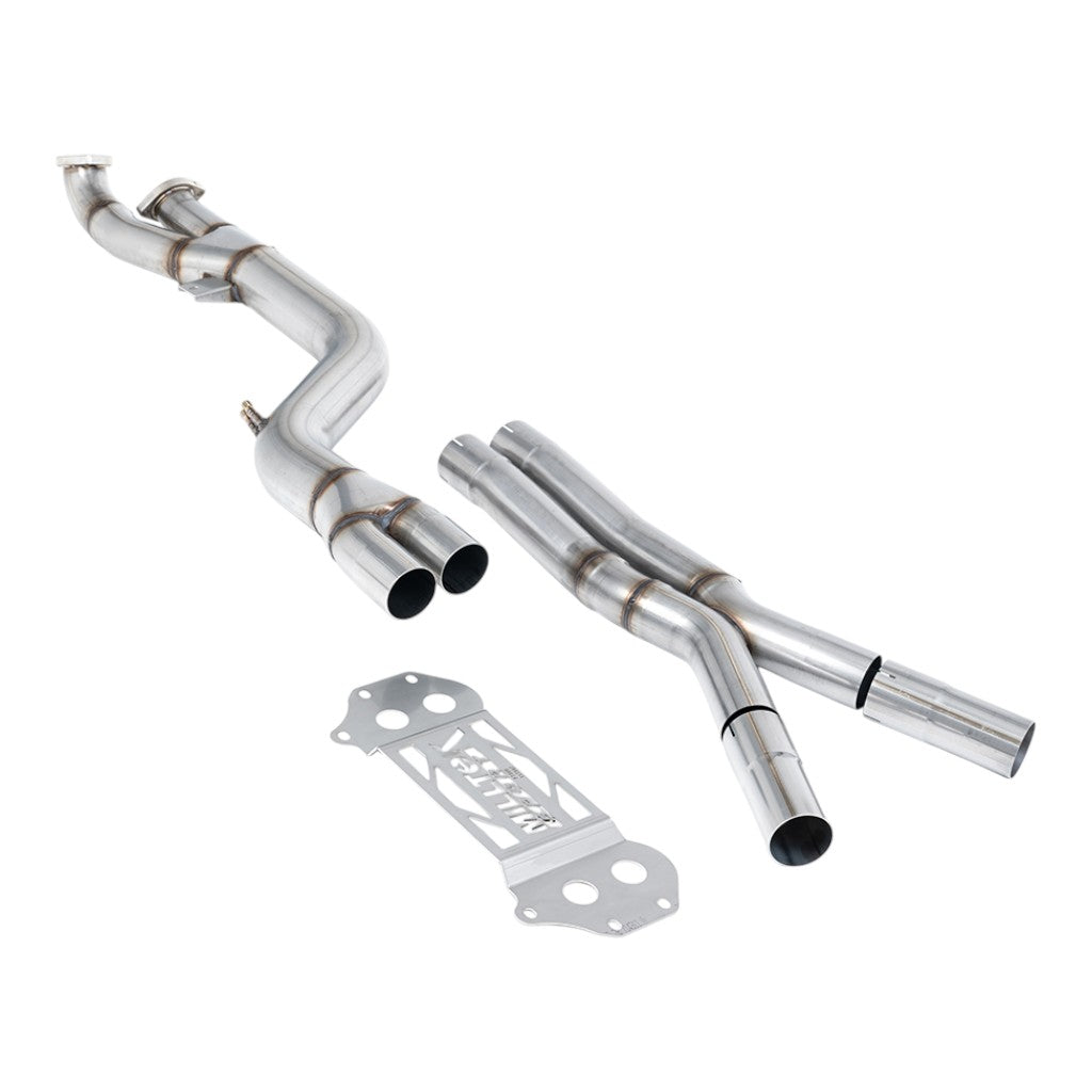 MILLTEK SSXBM1338 Система обходу OPF/GPF, 4" для BMW M3 (G80 / G81) / M4 (G82) Photo-0