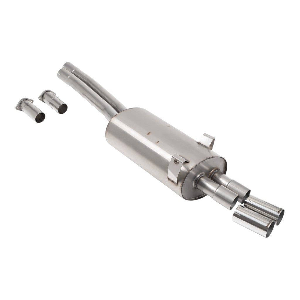 MILLTEK SSXBM1401 Вихлопна система Cat-Back, 2.37'' (поліровані насадки OEM+) для BMW M3 (E36) Photo-0