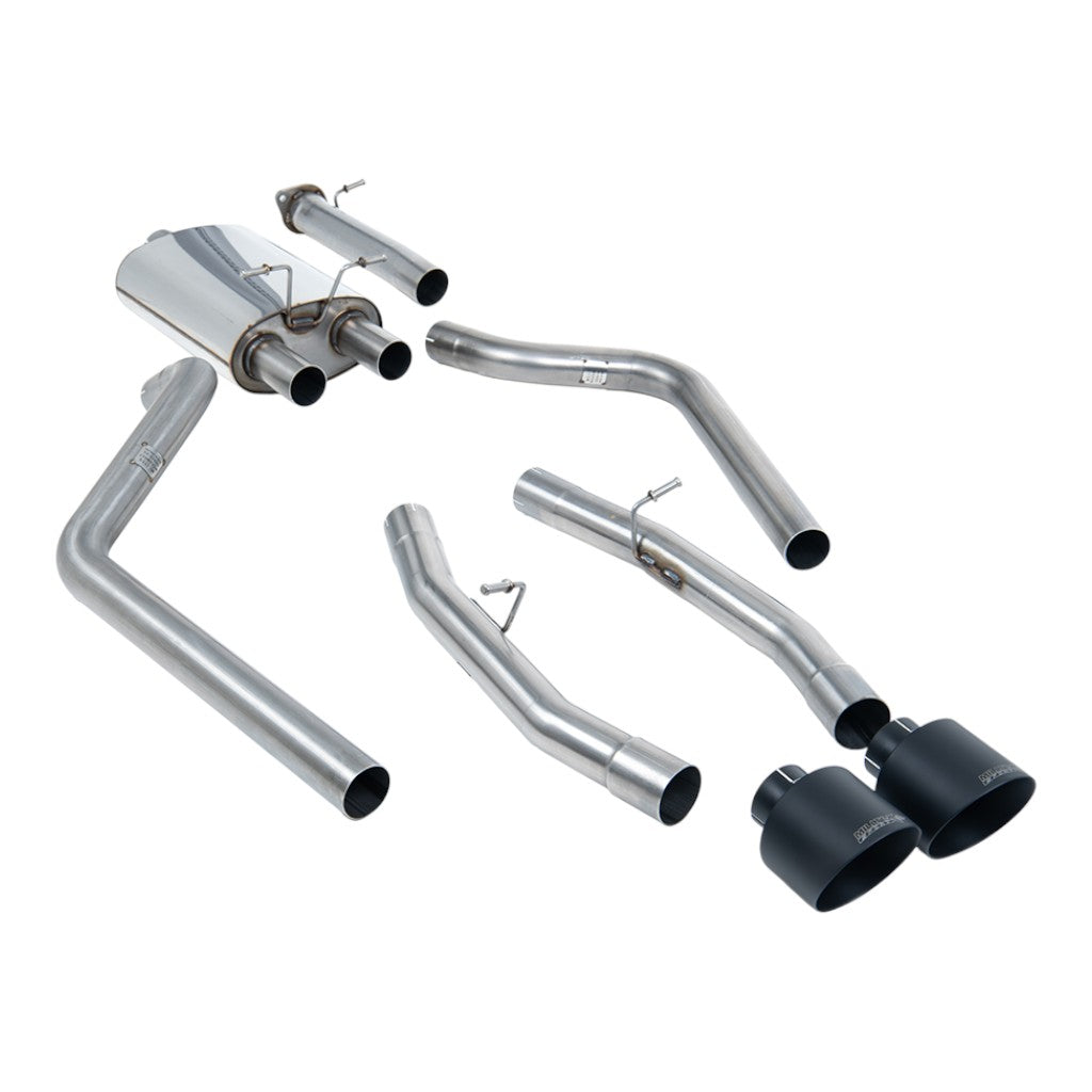 MILLTEK SSXDOD105 Вихлопна система Cat-Back, 3" (насадки - чорний Cerakote) для RAM 1500 5.7L 2019-2024 Photo-0