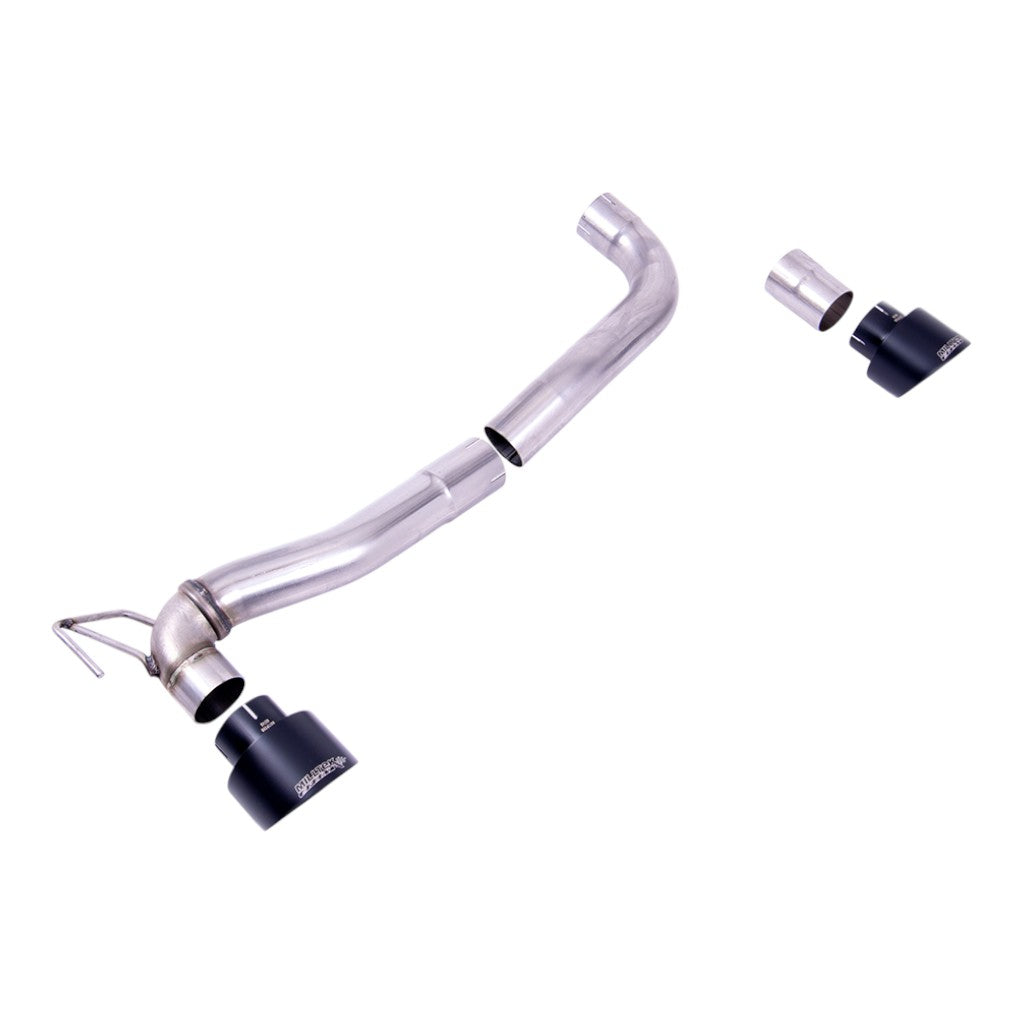 MILLTEK SSXFD361 Комплект модернізации до подвійного виходу Maxton, 2.76" (насадки GT-100, чорний) для FORD Fiesta ST 1.5 EcoBoost (MK8 / MK8.5) 2018- Photo-0