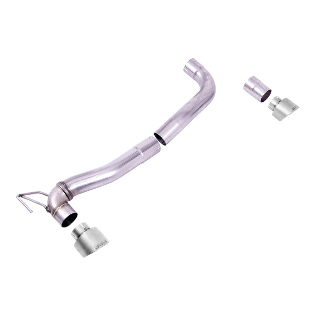 MILLTEK SSXFD362 Комплект модернізации до подвійного виходу Maxton, 2.76" (насадки GT-100, титан) для FORD Fiesta ST 1.5 EcoBoost (MK8 / MK8.5) 2018- Photo-0