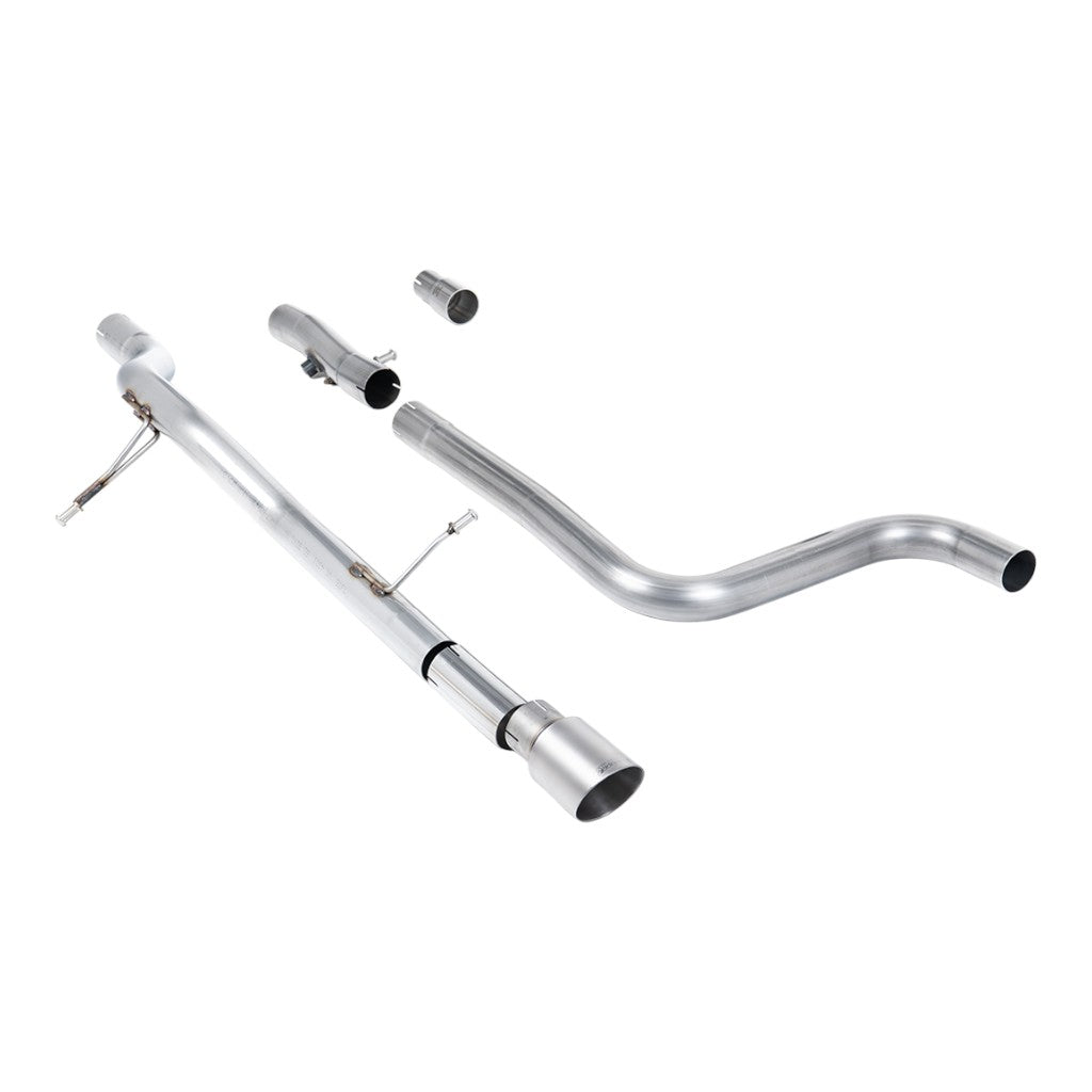 MILLTEK SSXFD393 Вихлопна система Filter-Back, 2.37" (насадка GT-90, матовий титан) для FORD Fiesta ST-Line 155ps Hybrid OPF/GPF 2020- Photo-0
