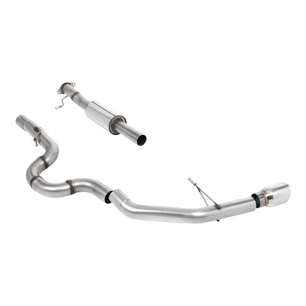 MILLTEK SSXFD464 Вихлопна система Cat-Back, 2.76" (насадка полірована GT-100) для FORD Bronco 2.3L / 2.7L EcoBoost 4-Door 2021- Photo-0