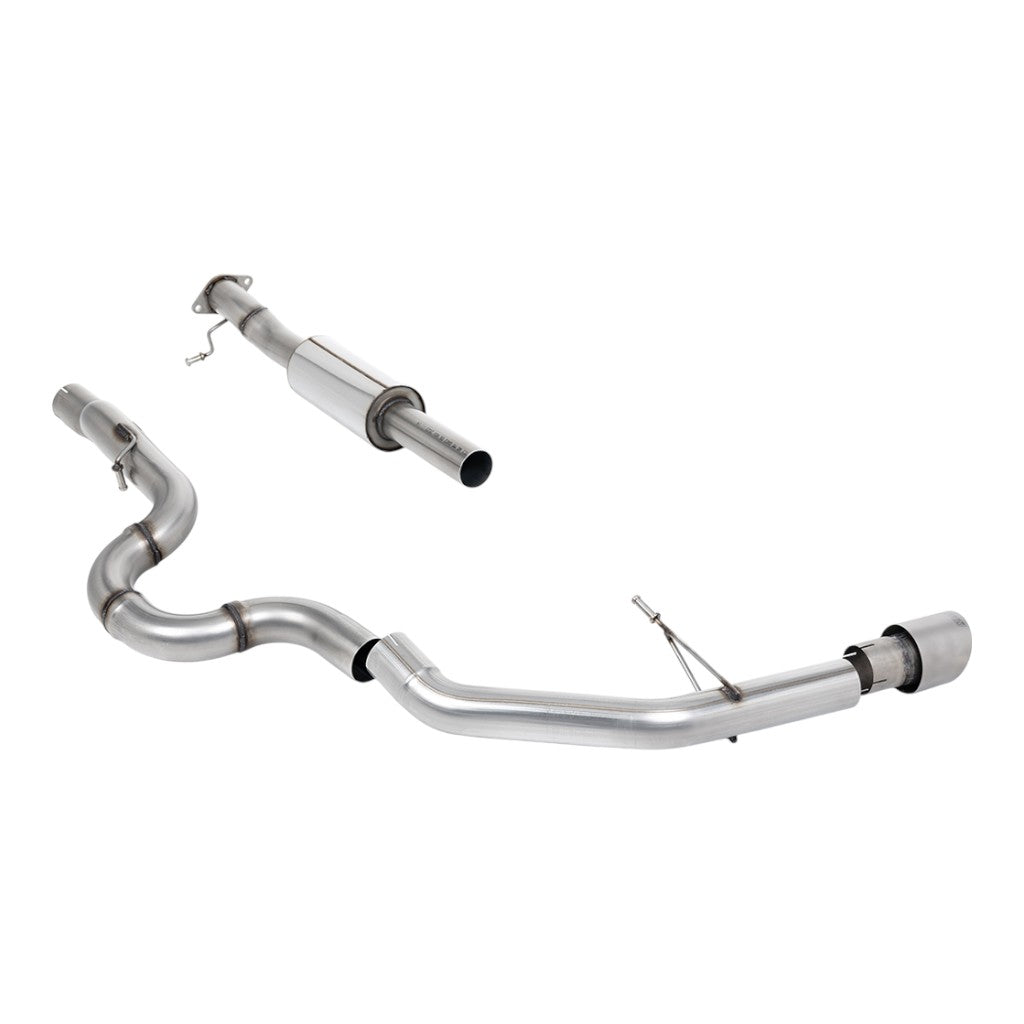 MILLTEK SSXFD466 Вихлопна система Cat-Back, 2.76" (насадка GT-100, матовий титан) для FORD Bronco 2.3L / 2.7L EcoBoost 4-Door 2021- Photo-0