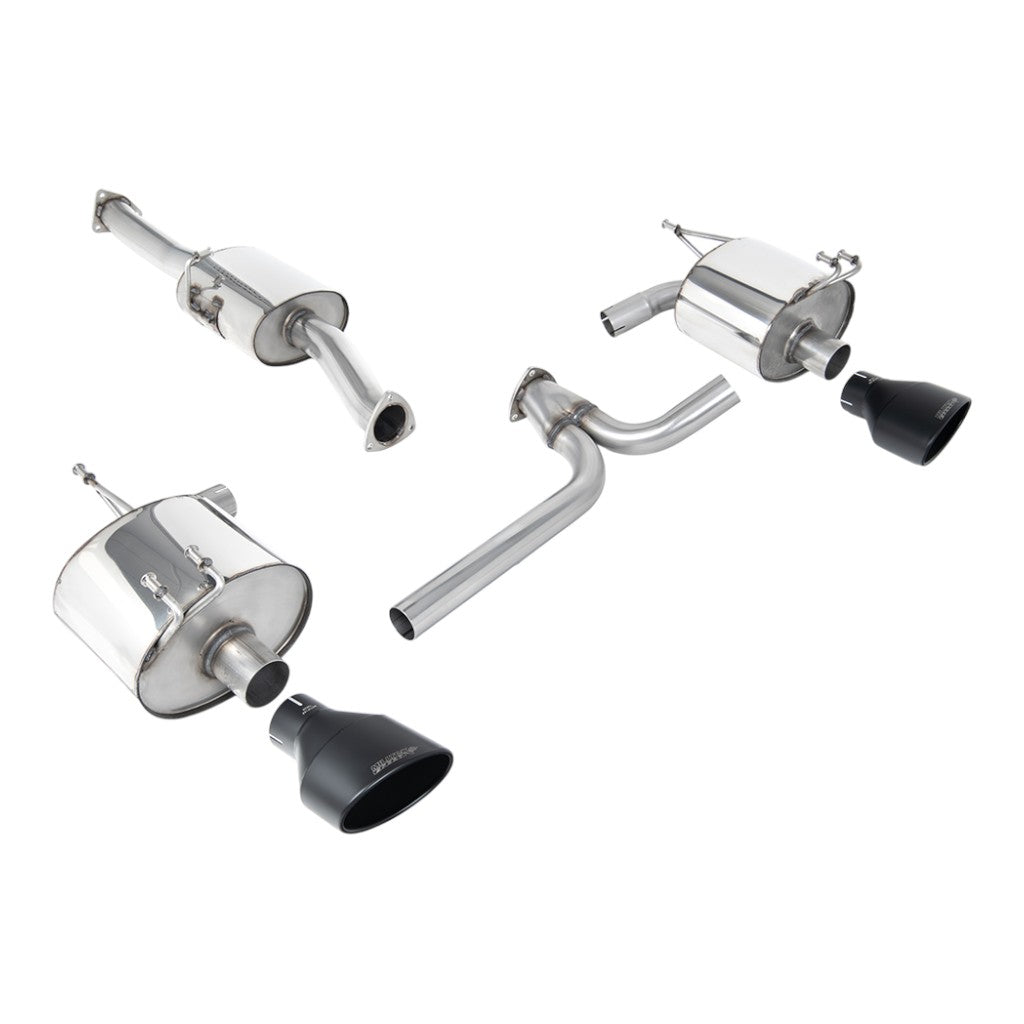 MILLTEK SSXHO270 Вихлопна система Cat-Back, 2.75" (насадки - чорний Cerakote) для HONDA S2000 (AP2) 2004-2009 Photo-0