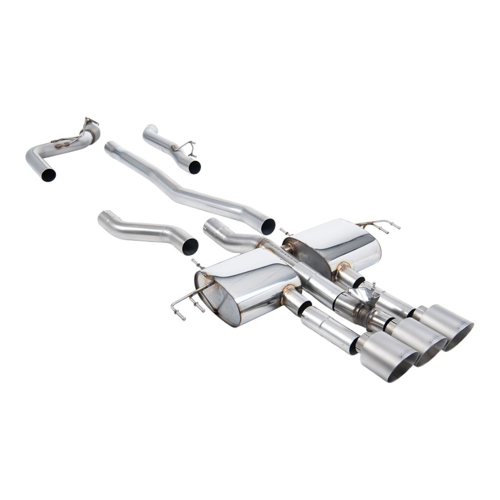 MILLTEK SSXHO307 Вихлопна система Cat-Back, 3" (насадки GT-115, матовий титан) для ACURA Integra Type S (DE5) 2023- Photo-0