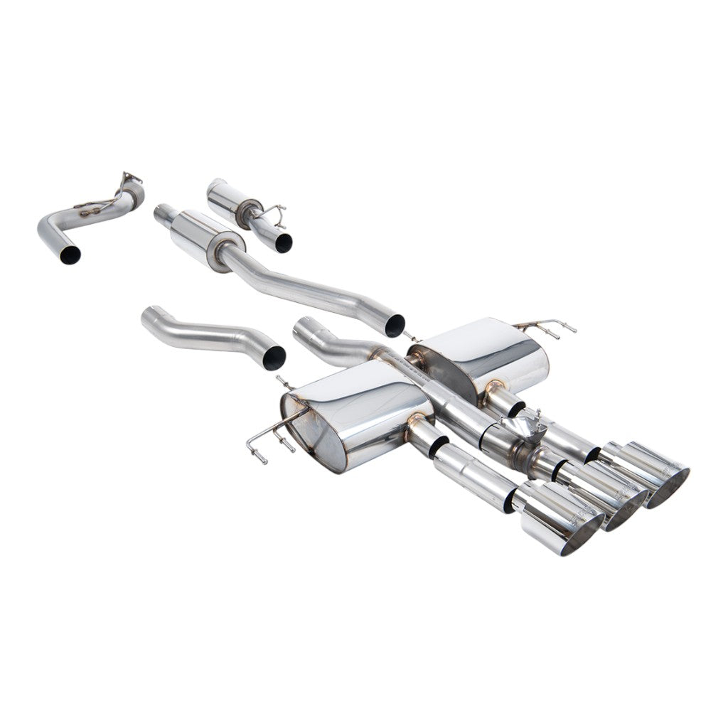 MILLTEK SSXHO310 Вихлопна система Cat-Back, 3" (насадки поліровані GT-115) для ACURA Integra Type S (DE5) 2023- Photo-0