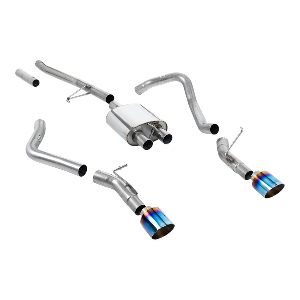 MILLTEK SSXJP104 Вихлопна система Cat-Back, 2.76" (насадки GT-115, синій титан) для JEEP Gladiator 3.6 (JT) 2020- Photo-0