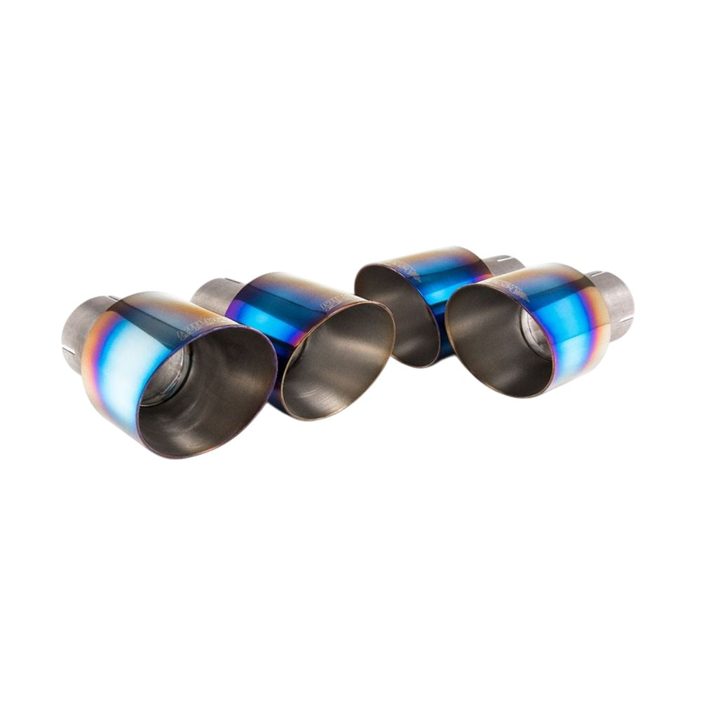 MILLTEK SSXLR128 Вихлопна система Cat-Back 2.75" OPF / GPF, без резонатора (насадки з обпаленного титану) для LAND ROVER Defender 2019- Photo-1