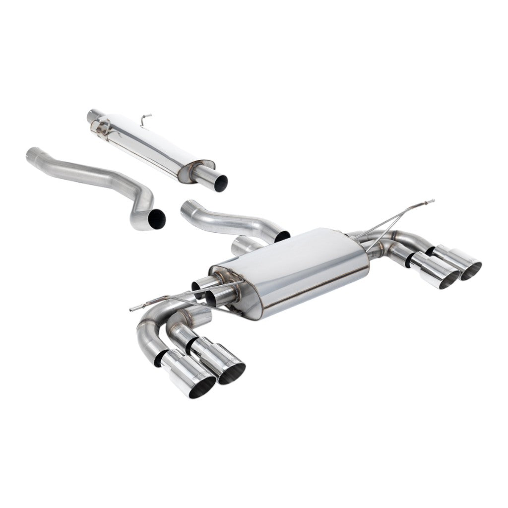 MILLTEK SSXLR204 Випускна система Filter-Back з полірованими насадками GT-90 для LAND ROVER Defender 130 P400 (L663) Photo-0