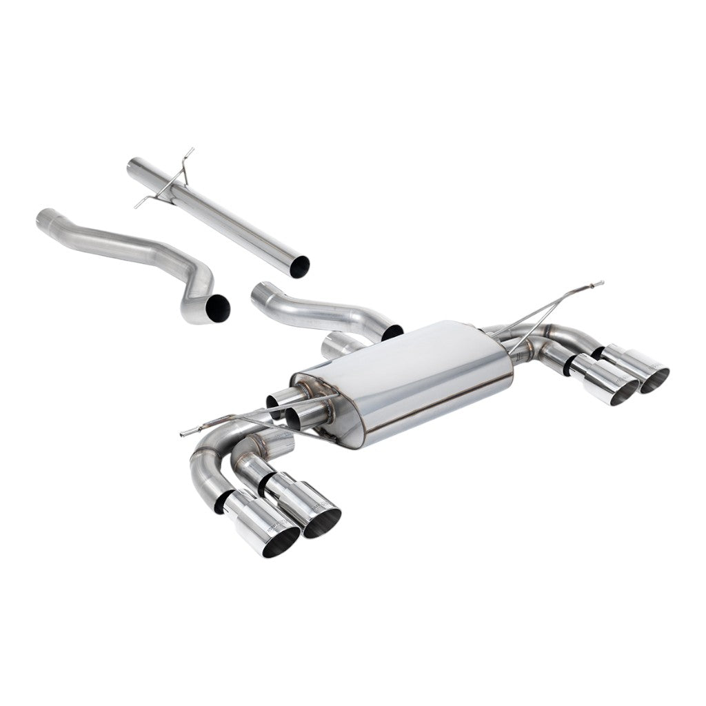 MILLTEK SSXLR209 Випускна система Filter-Back з полірованими насадками GT-90 для LAND ROVER Defender 130 P400 (L663) Photo-0