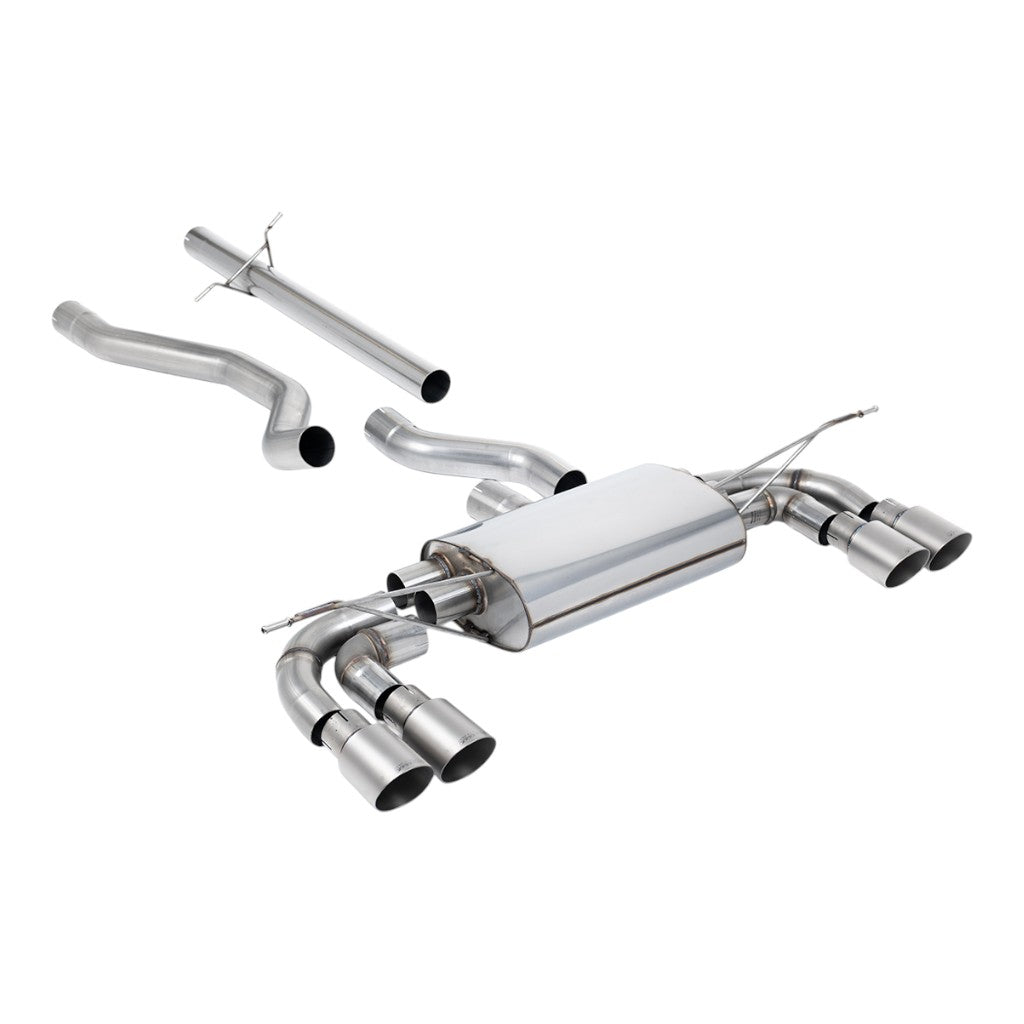 MILLTEK SSXLR211 Випускна система Filter-Back з титановими насадками GT-90 для LAND ROVER Defender 130 P400 (L663) Photo-0