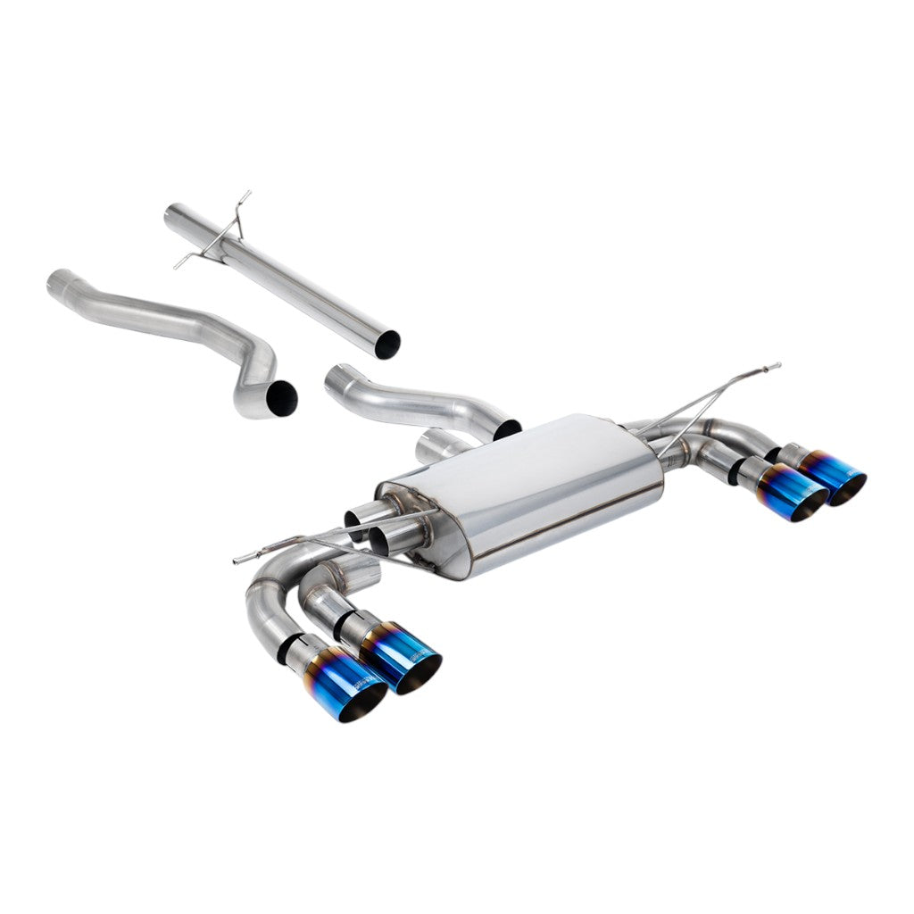 MILLTEK SSXLR212 Випускна система Filter-Back з насадками GT-90 Burnt Titanium для LAND ROVER Defender 130 P400 (L663) Photo-0