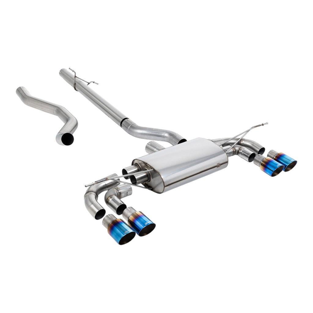 MILLTEK SSXLR222 Вихлопна система Filter-Back, 3" (насадки GT-90, матовий титан) для LAND ROVER Defender 130 P300 / P400e 2023- Photo-0