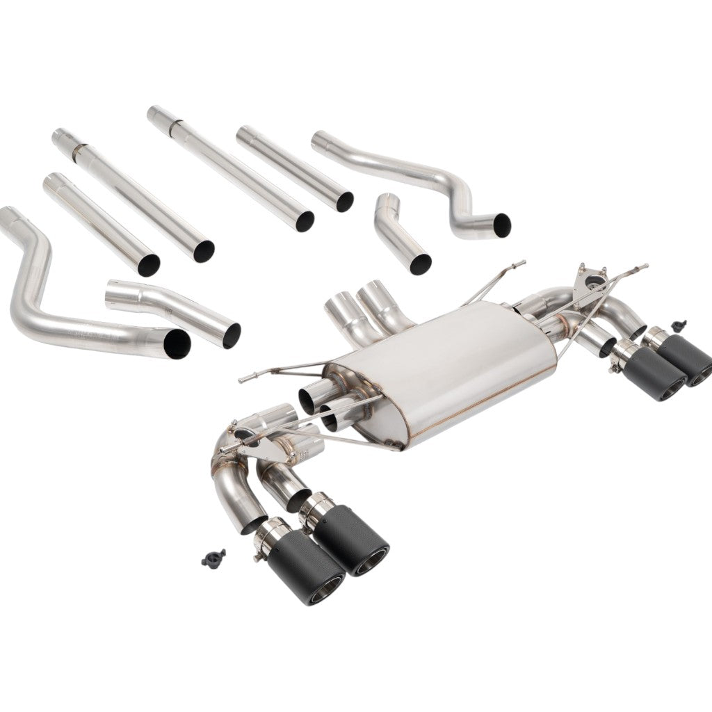 MILLTEK SSXLR238 Вихлопна система Filter-Back, 2.76" (насадки JET-90, карбон) для LAND ROVER Defender 130 5.0 2023- Photo-0