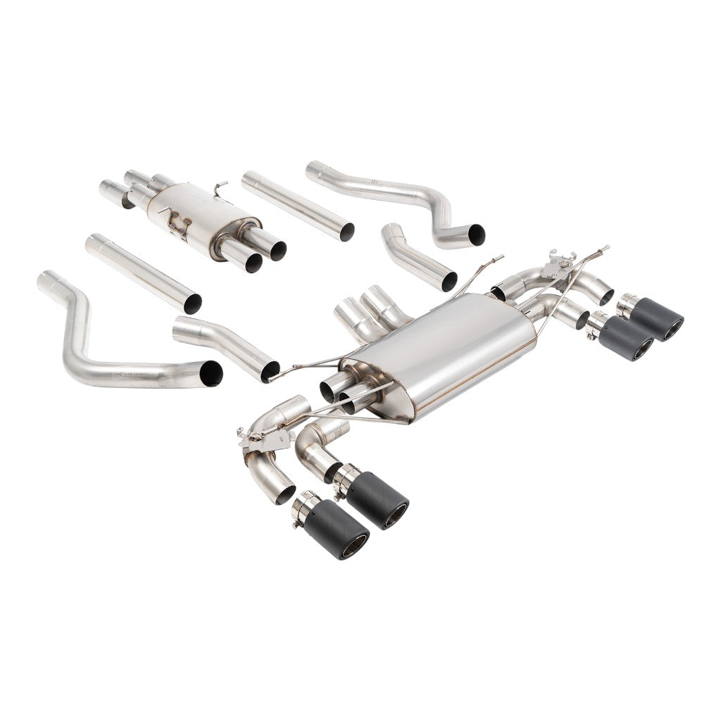 MILLTEK SSXLR243 Вихлопна система Filter-Back, 2.76" (насадки JET-90, карбон) для LAND ROVER Defender 130 5.0 2023- Photo-0