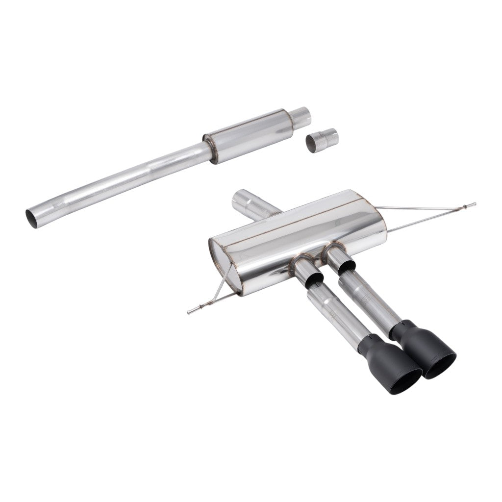 MILLTEK SSXM505 Вихлопна система Filter-Back, 3'' (насадки GT-100, чорний Cerakote) для MINI Cooper S (F66) 2024- Photo-0
