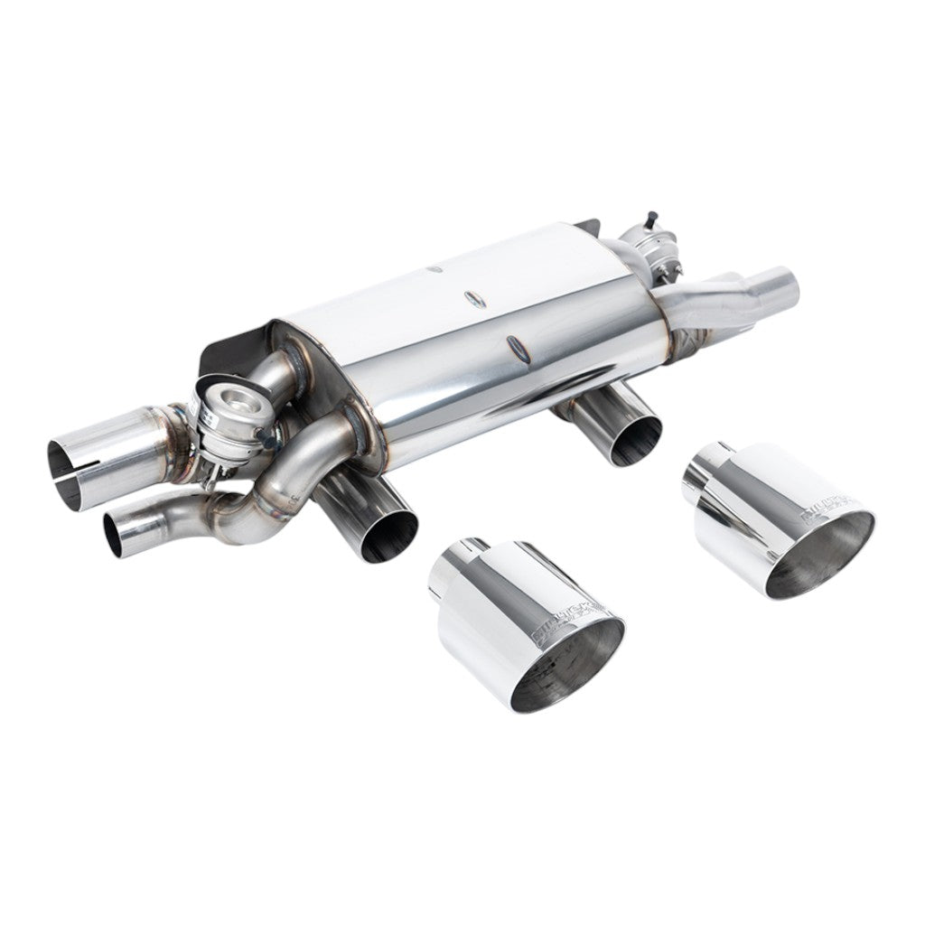 MILLTEK SSXPO198 Задній глушник, 2.5" (насадки GT-115, поліровані) для PORSCHE 911 T / S / GTS (991.2) 2015-2019 Photo-0