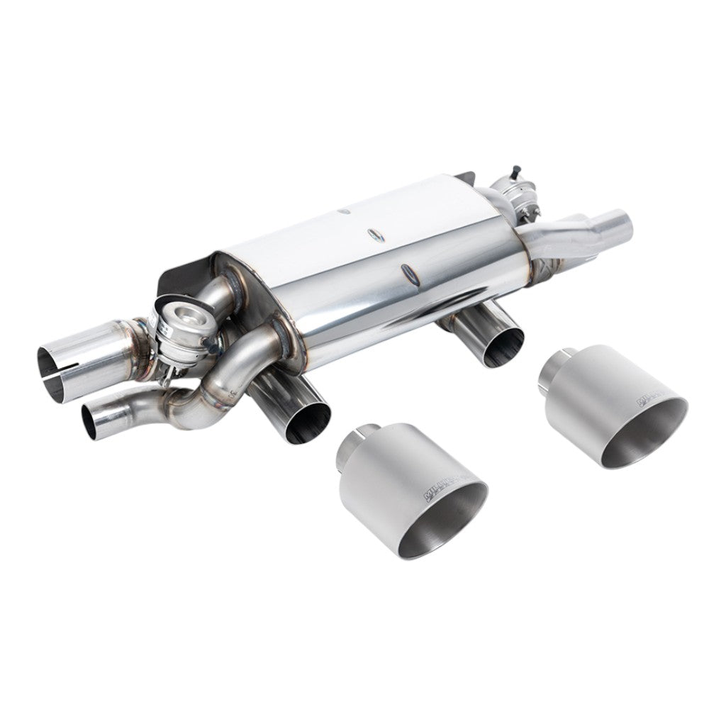 MILLTEK SSXPO200 Задній глушник, 2.5" (насадки GT-115, матовий титан) для PORSCHE 911 T / S / GTS (991.2) 2015-2019 Photo-0