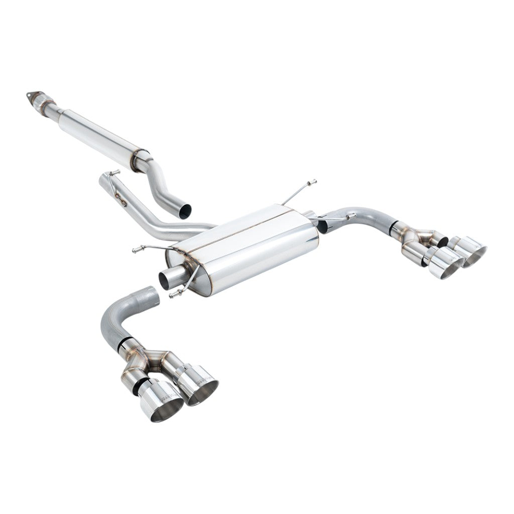 MILLTEK SSXTY163 Вторична вихлопна система Cat-Back, 2.5" (поліровані насадки) для TOYOTA GR86 2.4L 2022- Photo-0