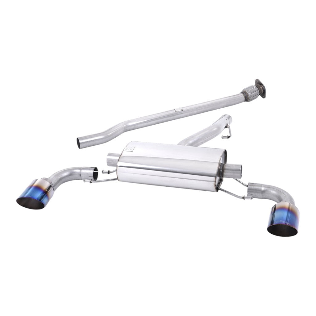 MILLTEK SSXTY173 Вторична вихлопна система Cat-Back, 2.5" (насадки - синій титан) для TOYOTA GR86 2.4L 2022- Photo-0