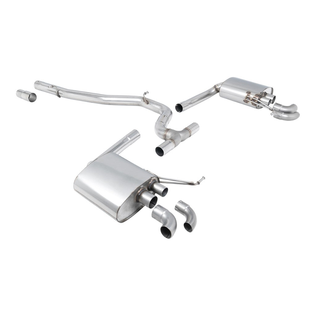 MILLTEK SSXVW722 Вихлопна система Cat-Back, 3" для VW Arteon 2.0 TSI 280ps 2022- Photo-0