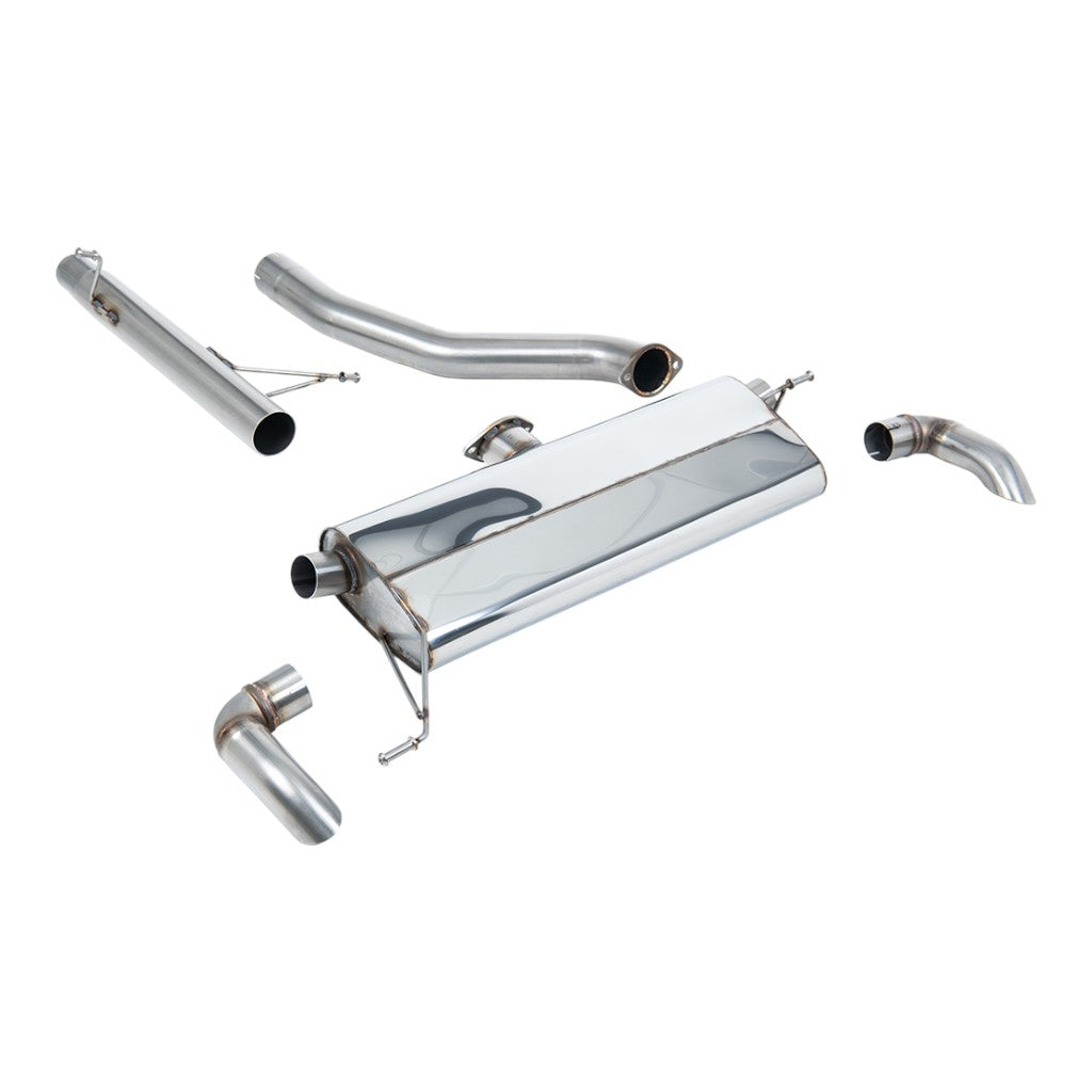 MILLTEK SSXVW738 Вихлопна система Cat-Back, 3.15" (насадки направлені донизу) для VW Atlas 3.6 2022- Photo-0