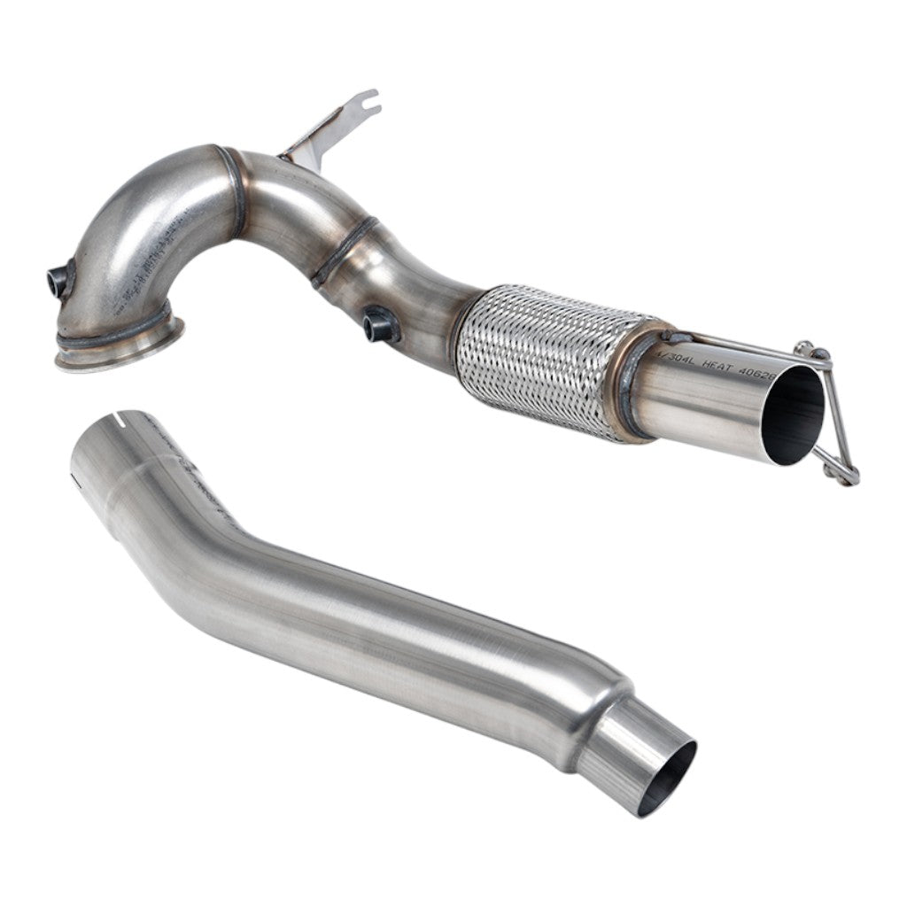 MILLTEK SSXVW764 Даунпайп без каталізатора, 3.7" (OE System Only) для VW Golf GTI (MK8) Non GPF 2021- Photo-0