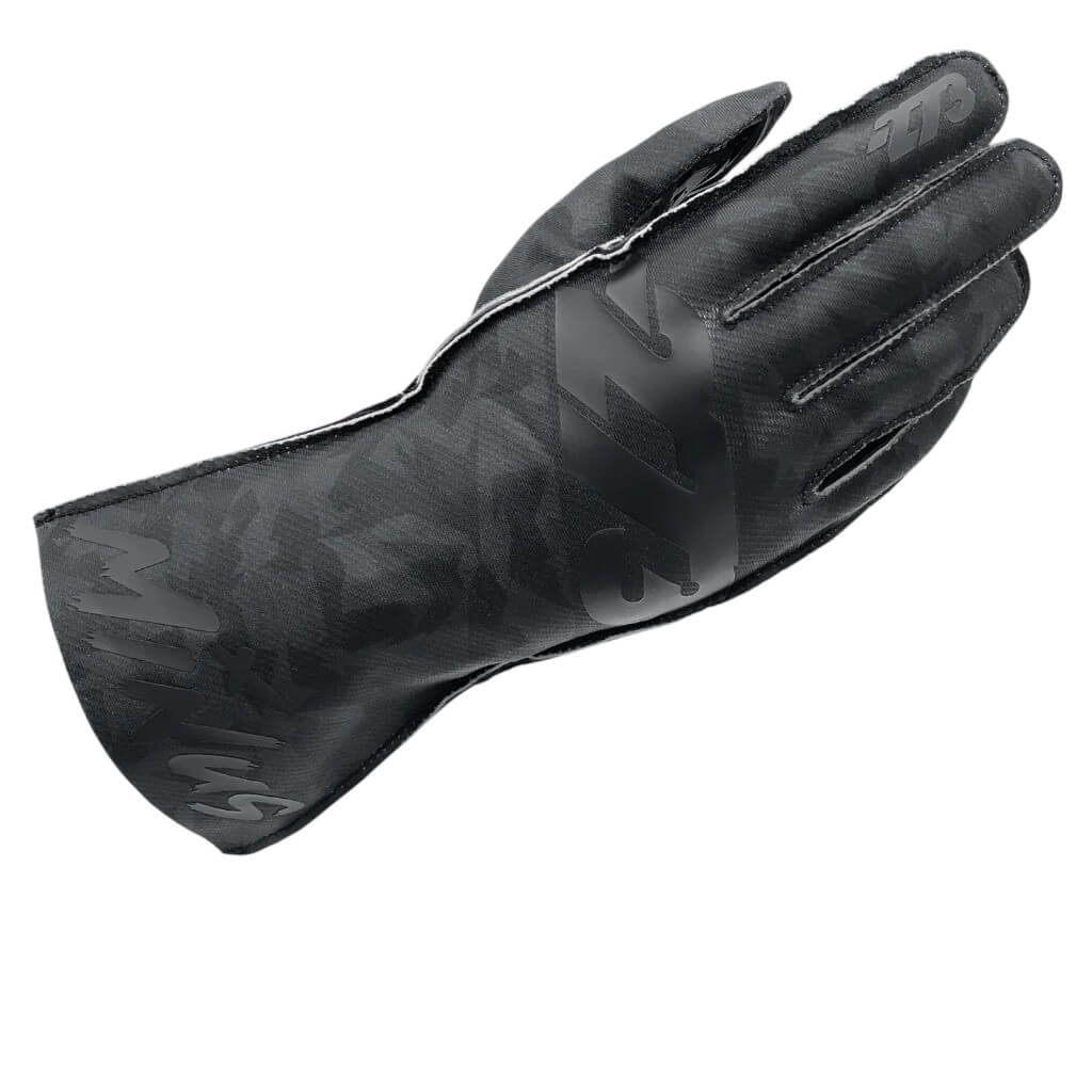 MINUS273 CAMOV3-BBG-M Рукавички для картингу Camo V3, Чорний / Чорний / Сірий, Розмір M Photo-1