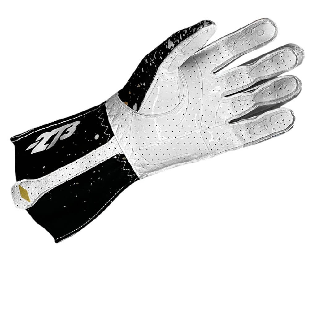 MINUS273 DRIPV3-BWG-XS Рукавички для картингу Drip V3, Чорний / Білий / Золотий, Розмір XS Photo-2