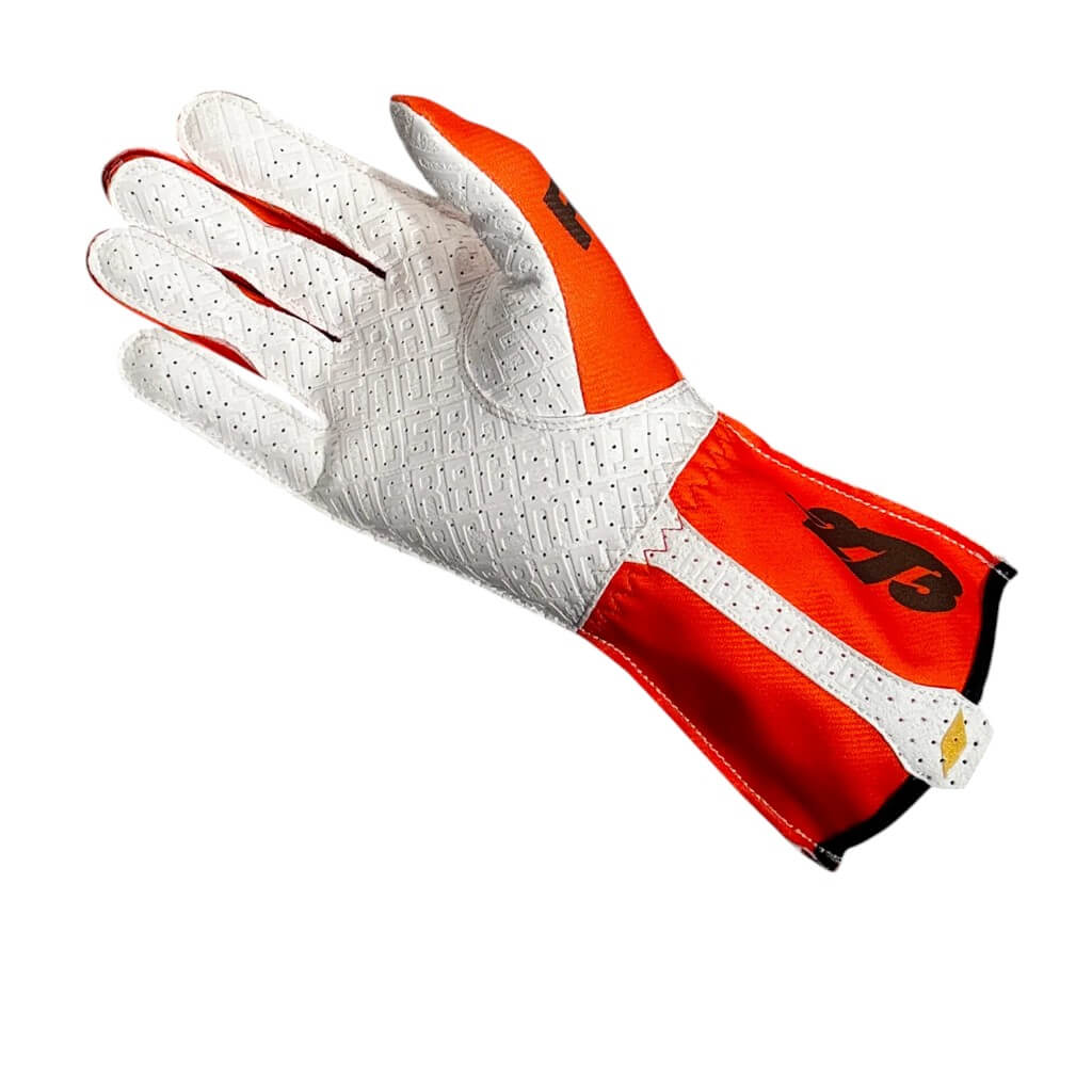 MINUS273 RS-OG-XS Рукавички для картингу M273 x RS, Помаранчевий / Сірий, Розмір XS Photo-2