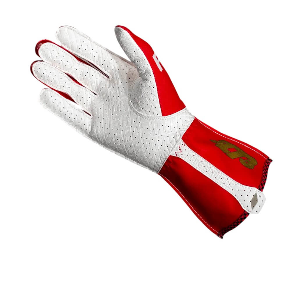 MINUS273 RS-RG-2XS Рукавички для картингу M273 x RS, Червоний/ Сірий, Розмір 2XS Photo-2