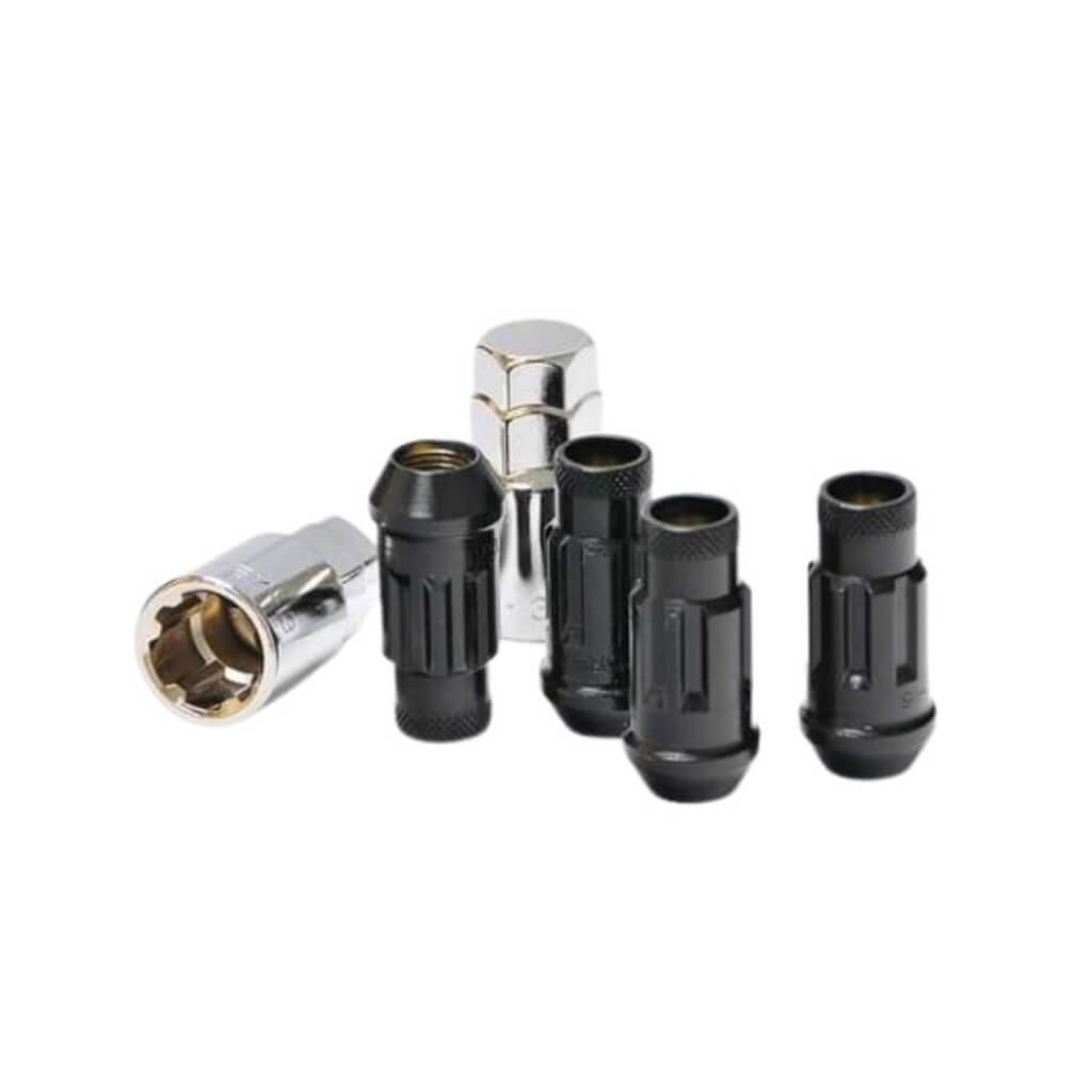 MUTEKI 32901B Комплект гайок SR48 із замком 12x1.25 48 мм Чорний Photo-0