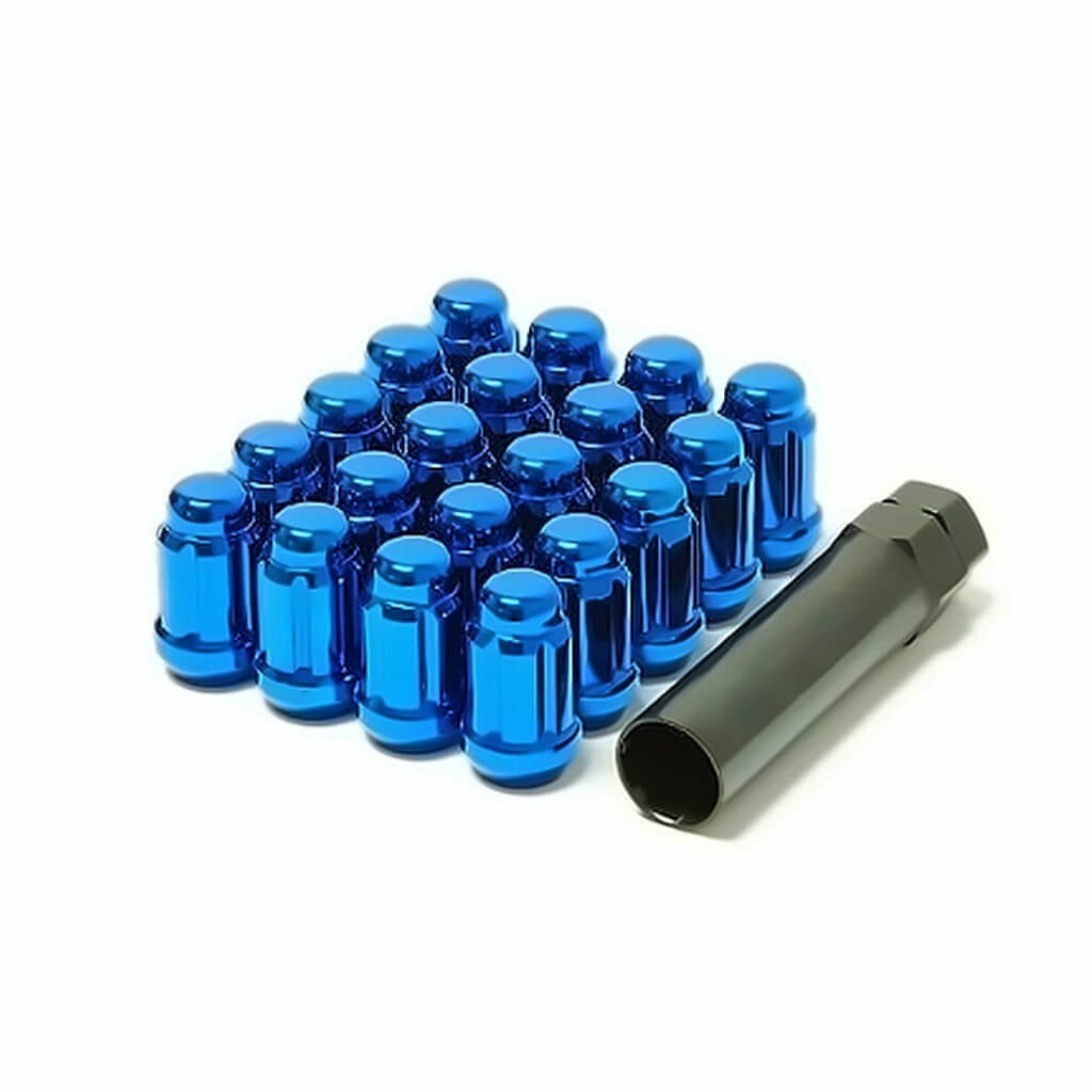 MUTEKI 41886U Комплект гайок 12x1.50 із закритим кінцем Синій Photo-0