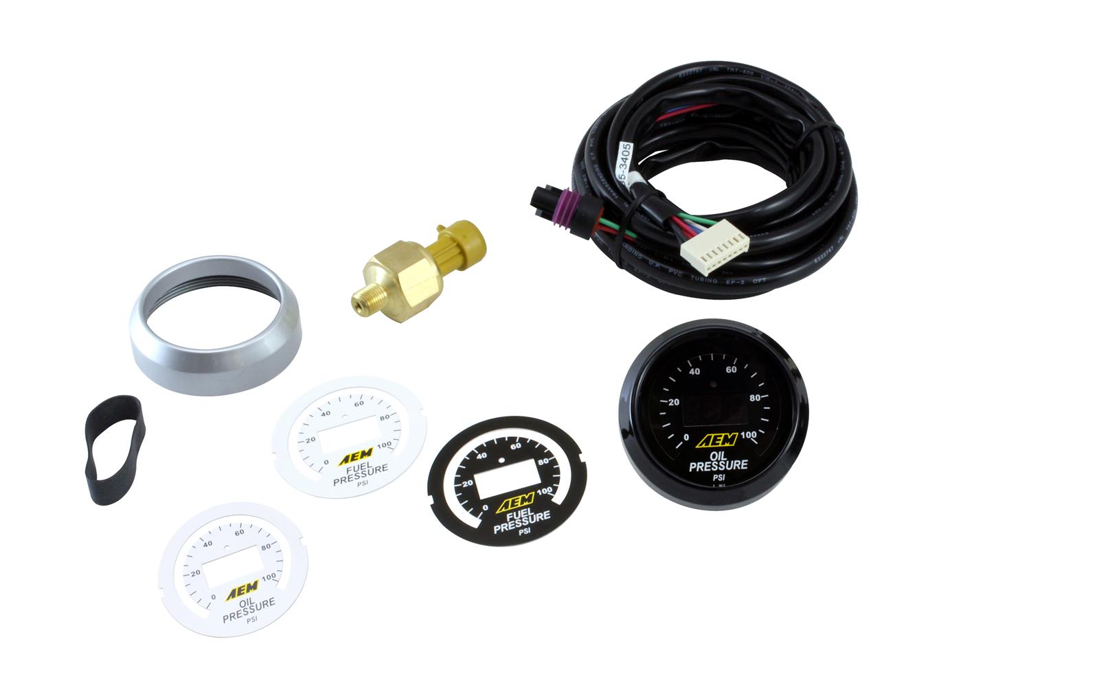 AEM 30-4401 Датчик тиску масла 0 to 100 psi Photo-1